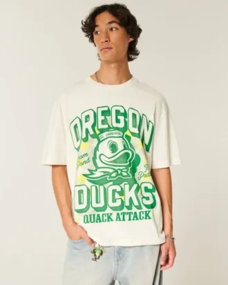 Boxy University of Oregon Ducks grafisk T-skjorte