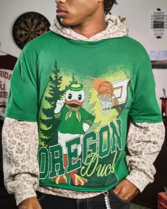 Boxy University of Oregon Ducks grafisk T-skjorte