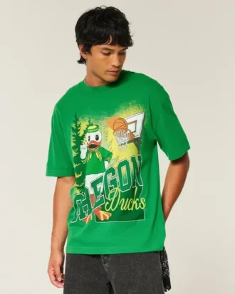 Boxy University of Oregon Ducks grafisk T-skjorte