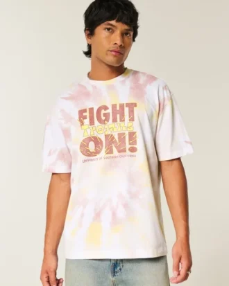 Boxy University of Southern California Trojans grafisk T-skjorte