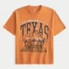 Boxy University of Texas Longhorns grafisk T-skjorte