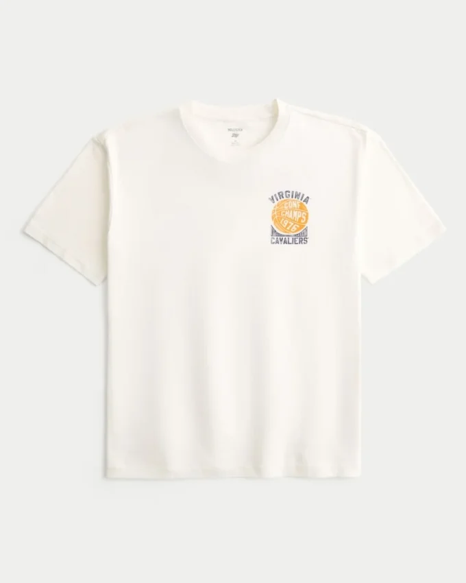 Boxy University of Virginia Cavaliers grafisk T-skjorte