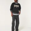 Boxy University of Washington Huskies grafisk crew-genser