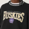 Boxy University of Washington Huskies grafisk crew-genser