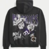 Boxy University of Washington Huskies grafisk hettegenser