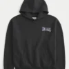 Boxy University of Washington Huskies grafisk hettegenser