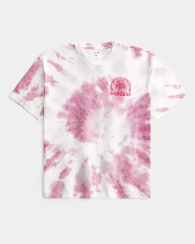 Boxy University of Wisconsin Badgers grafisk T-skjorte