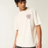 Boxy University of Wisconsin Badgers grafisk T-skjorte
