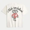 Boxy University of Wisconsin Badgers grafisk T-skjorte