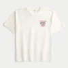 Boxy University of Wisconsin Badgers grafisk T-skjorte