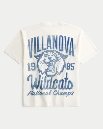 Boxy Villanova University Wildcats grafisk T-skjorte