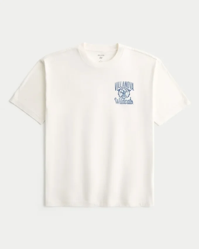Boxy Villanova University Wildcats grafisk T-skjorte