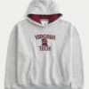 Boxy Virginia Tech Hokies grafisk hettegenser