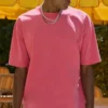 Boxy Washed Heavyweight Crew T-skjorte