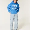Boxy Yale Bulldogs grafisk hettegenser