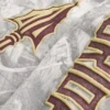 Boxy Zip-Up Florida State University Graphic Camo Hoodie