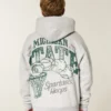 Boxy Zip-Up Michigan State University Spartans grafisk hettegenser