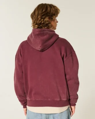 Boxy Zip-Up South Lake Panthers grafisk hettegenser