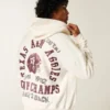 Boxy Zip-Up Texas A&M University Graphic Hoodie
