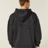 Boxy Zip-Up Tokyo Graphic Hoodie