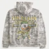 Boxy Zip-Up University of Oregon Ducks Graphic Camo Hoodie
