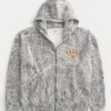 Boxy Zip-Up University of Texas at Austin Longhorns grafisk hettegenser