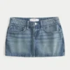 Brodert Star Pocket Denim Mini Skort