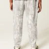 Camo fleece joggebukse