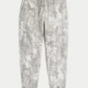 Camo fleece joggebukse