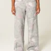 Camouflage baggy joggebukse