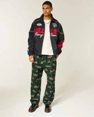 Car Graphic Flannel Pyjamasbukser