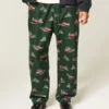Car Graphic Flannel Pyjamasbukser