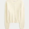 Cardigan med hullmønster