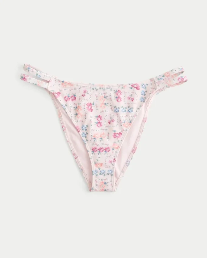 Cheeky bikinibukse med doble stropper