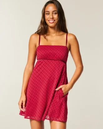 Chiffon Babydoll minikjole