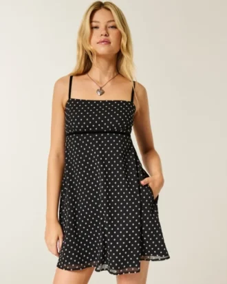 Chiffon Babydoll minikjole