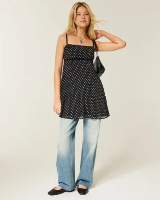 Chiffon Babydoll minikjole
