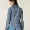 Class of ’26 grafisk denimjakke