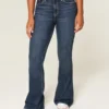 Curvy High-Rise Dark Wash Flare Jeans