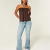 Curvy High-Rise Medium Wash Flare Jeans