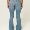 Curvy High-Rise Medium Wash Flare Jeans