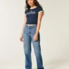 Curvy høyhalset dad jeans