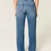 Curvy høyhalset dad jeans