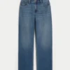 Curvy høyhalset dad jeans