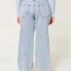 Curvy Mid-Rise Medium Wash Baggy Jeans