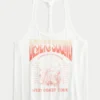 Desert Sound grafisk flettet racerback-tank