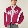 Dr Pepper grafisk racingjakke