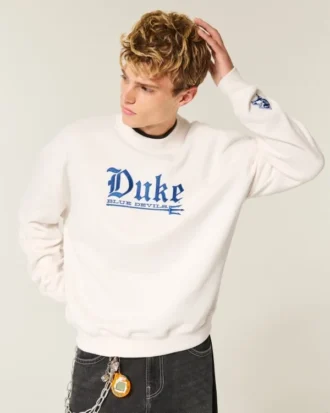Duke University Blue Devils grafisk crew-genser