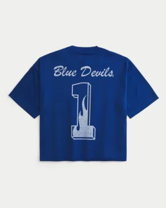 Duke University Blue Devils grafisk fotballtrøye