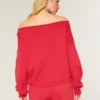 Easy Double Off-the-Shoulder University of Georgia Graphic Sweatshirt